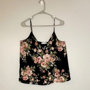 Floral flowy tank